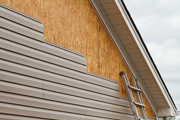 Professional Siding Repair technician working in Boston, IN